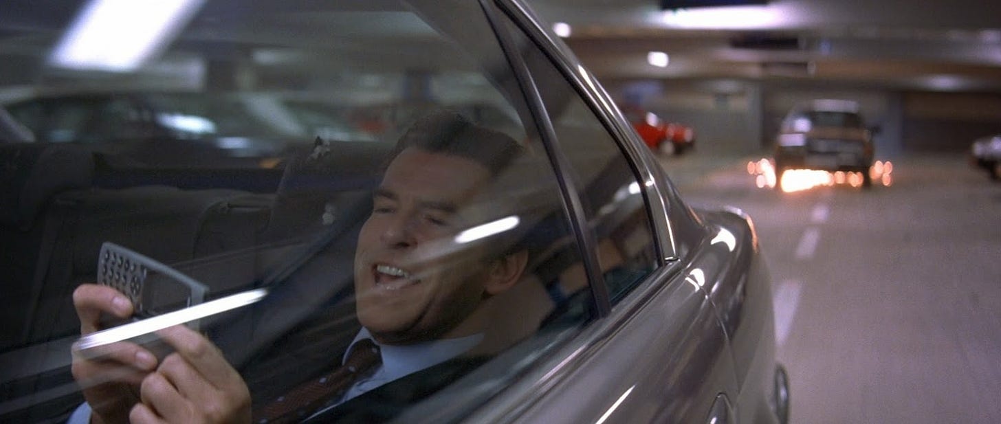 James Bond having a good time for once
