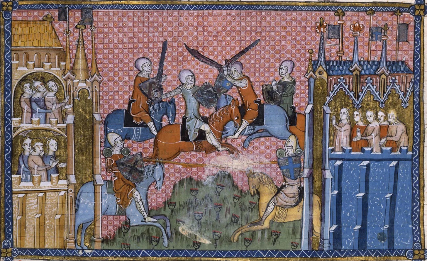 Medieval Knights in Battle