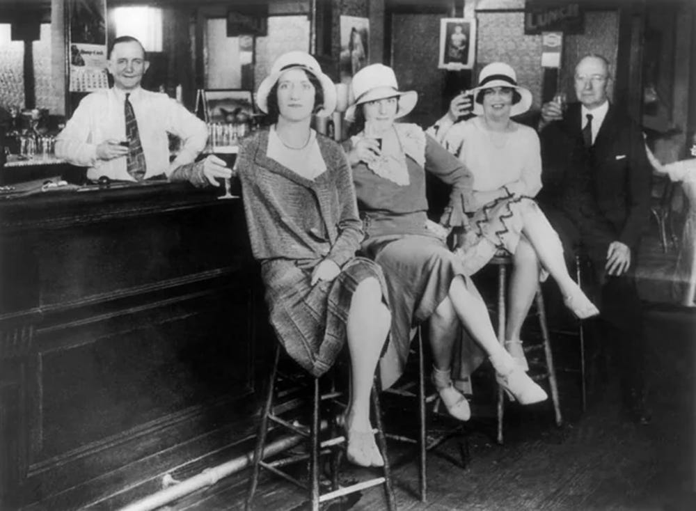 Secretly served cocktails, illicitly enjoyed by patrons who risked fines and jail time for a taste of freedom during the dry era. Secretly served cocktails, illicitly enjoyed by patrons who risked fines and jail time for a taste of freedom during the dry era.