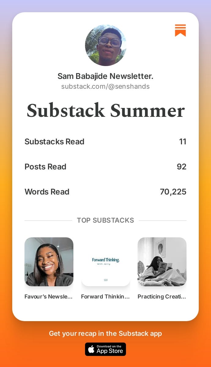 Substack Summer