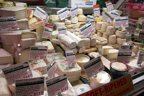 Every food in the world in NYC Murray's Chees Shop