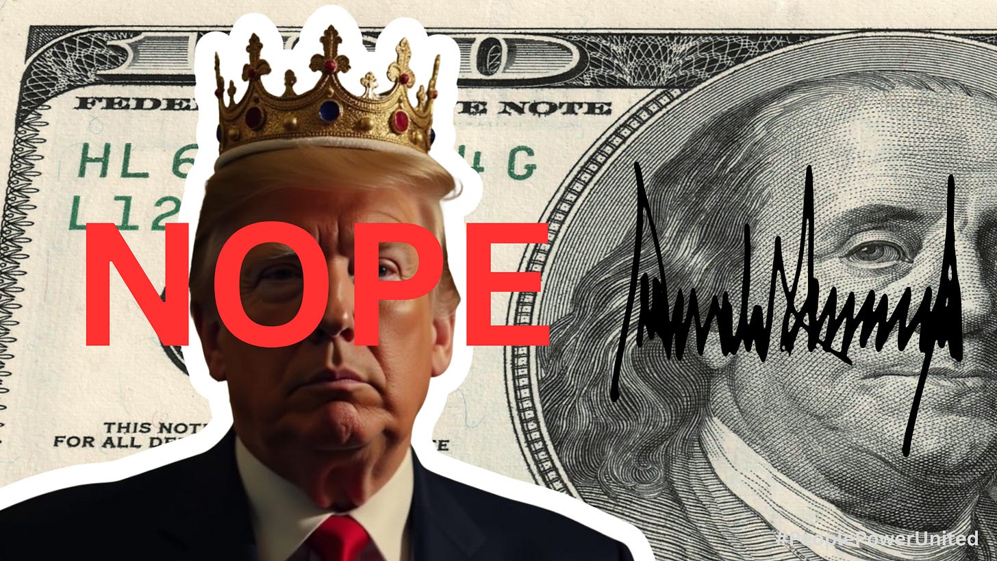 Keep Trump Off Our Money
