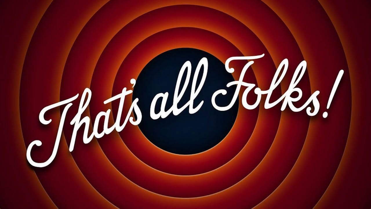 That’s All Folks - Bugs Bunny That’s All Folks - Bugs Bunny