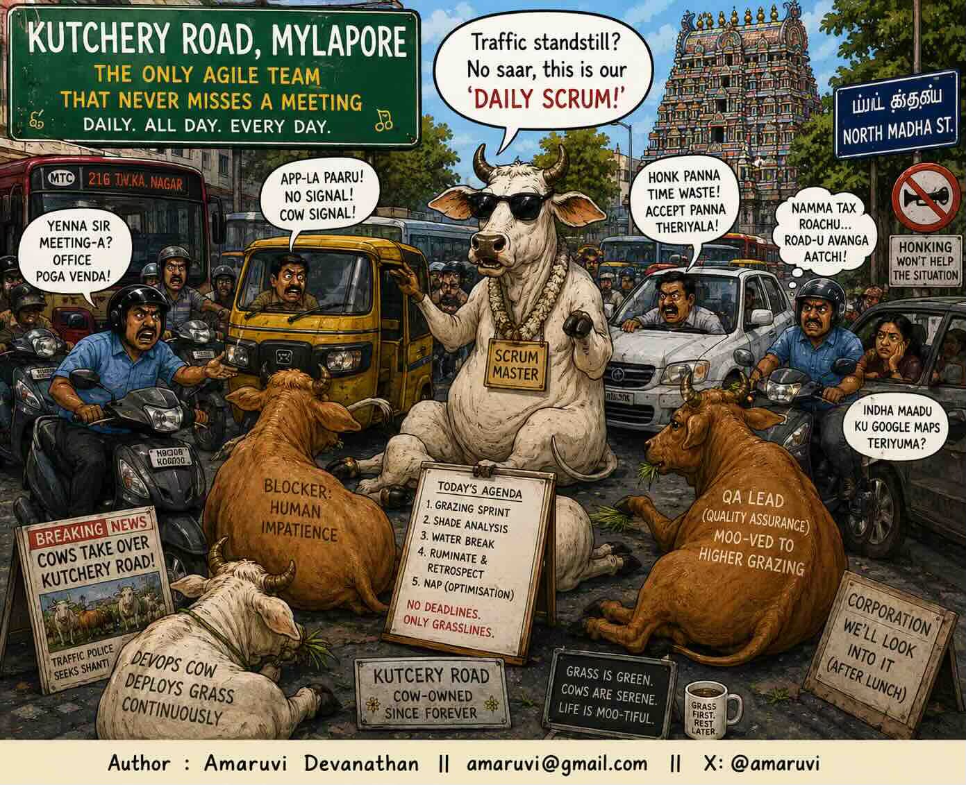 Why a Mylapore Cow Is Better at Stakeholder Management Than Your IT Delivery Manager