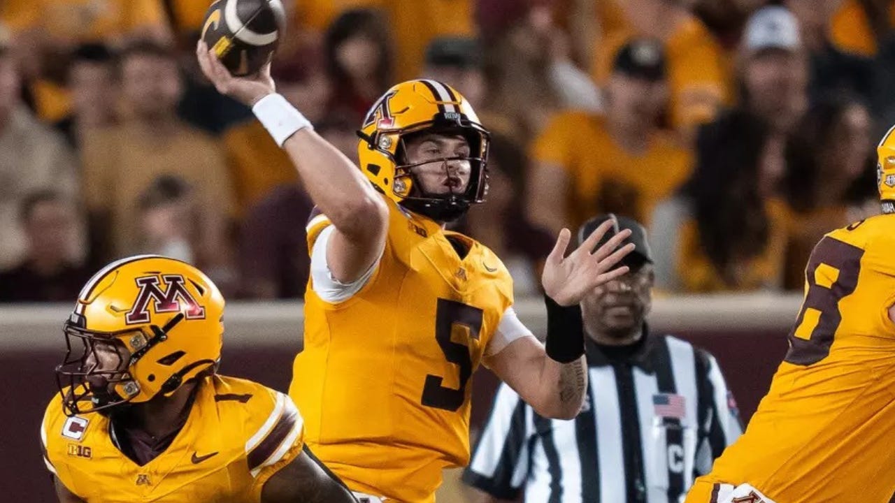 drake lindsey minnesota golden gophers quarterback