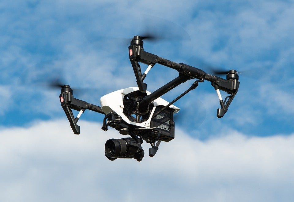 Free photo Dji Drone Multicopter Inspire Aerial View Camera - Max Pixel
