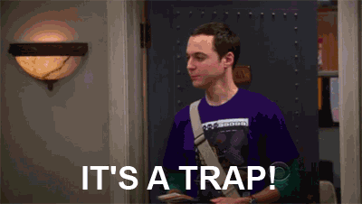 22 Meme Internet: it's a trap! - sheldon - GIF