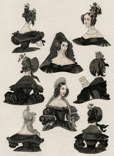 mourning dress code in Victorian Era