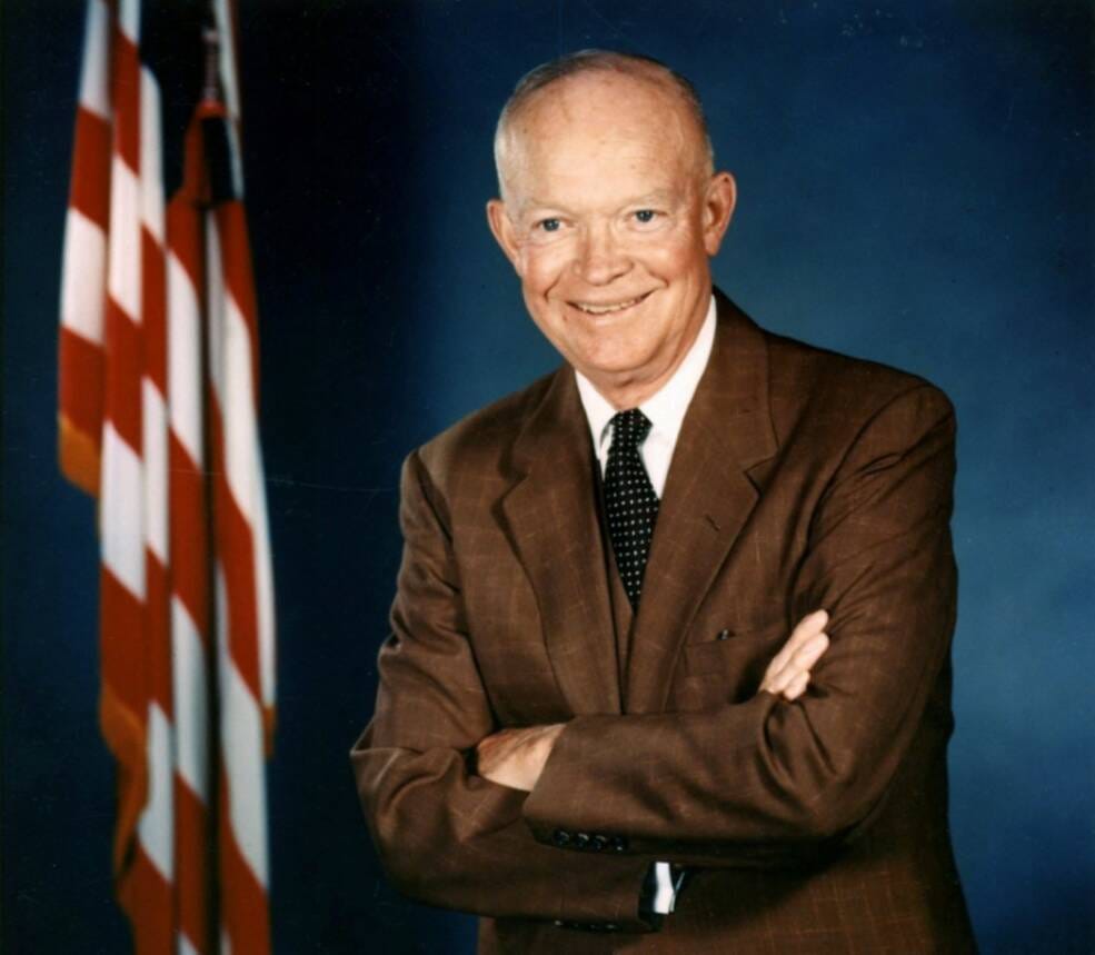 eisenhower portrait. eisenhower portrait.