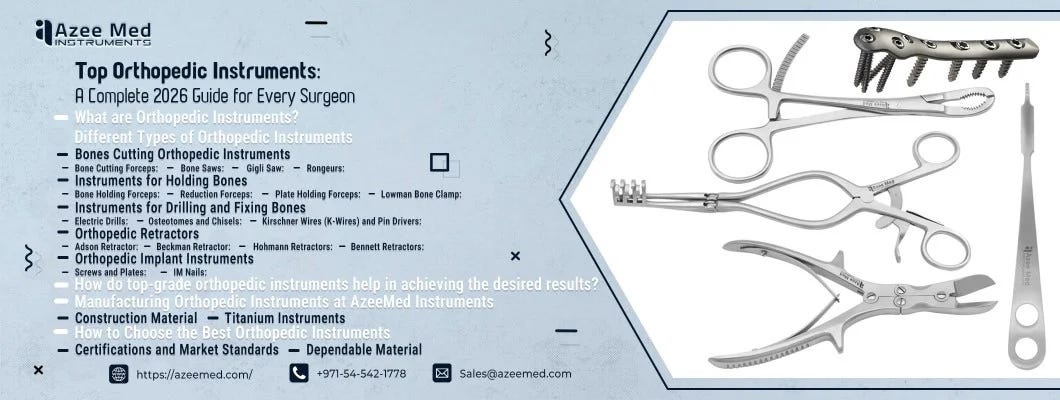 Top Orthopedic Instruments: A Complete 2026 Guide for Every Surgeon