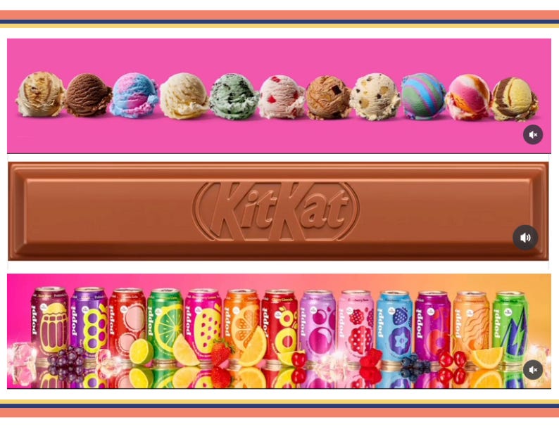 cinematic Reels from Baskin Robbins, Kit Kat and Poppi