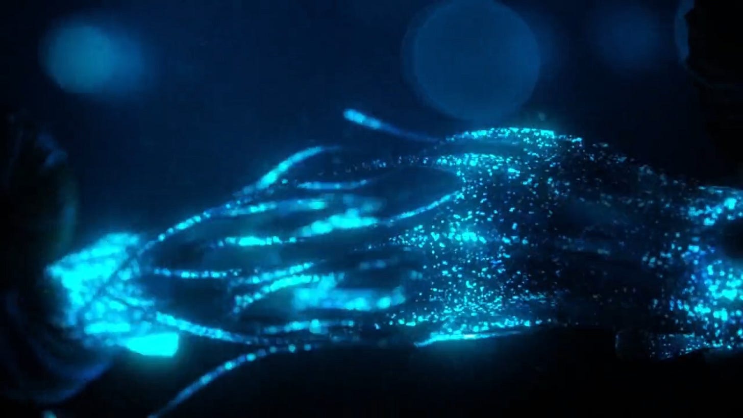 Tyler Greenfield on Twitter: "Bioluminescent ammonites in Prehistoric Planet!  😍 https://t.co/VYEf5mtqu6" / Twitter