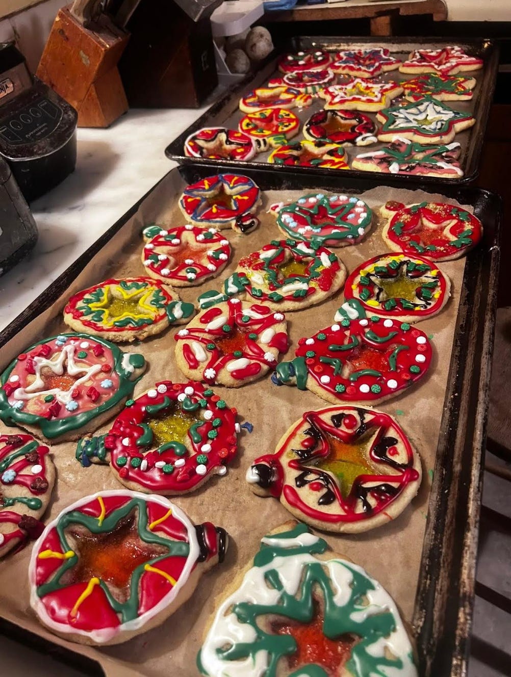A great light (and stained glass cookies!)