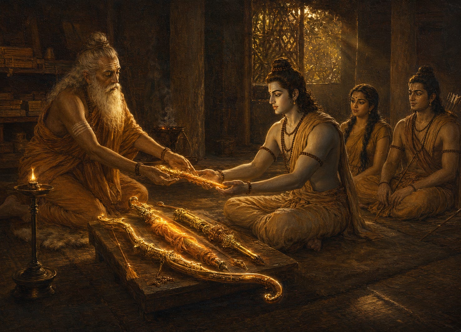 The Weapons in Trust (Ramayana, 22)