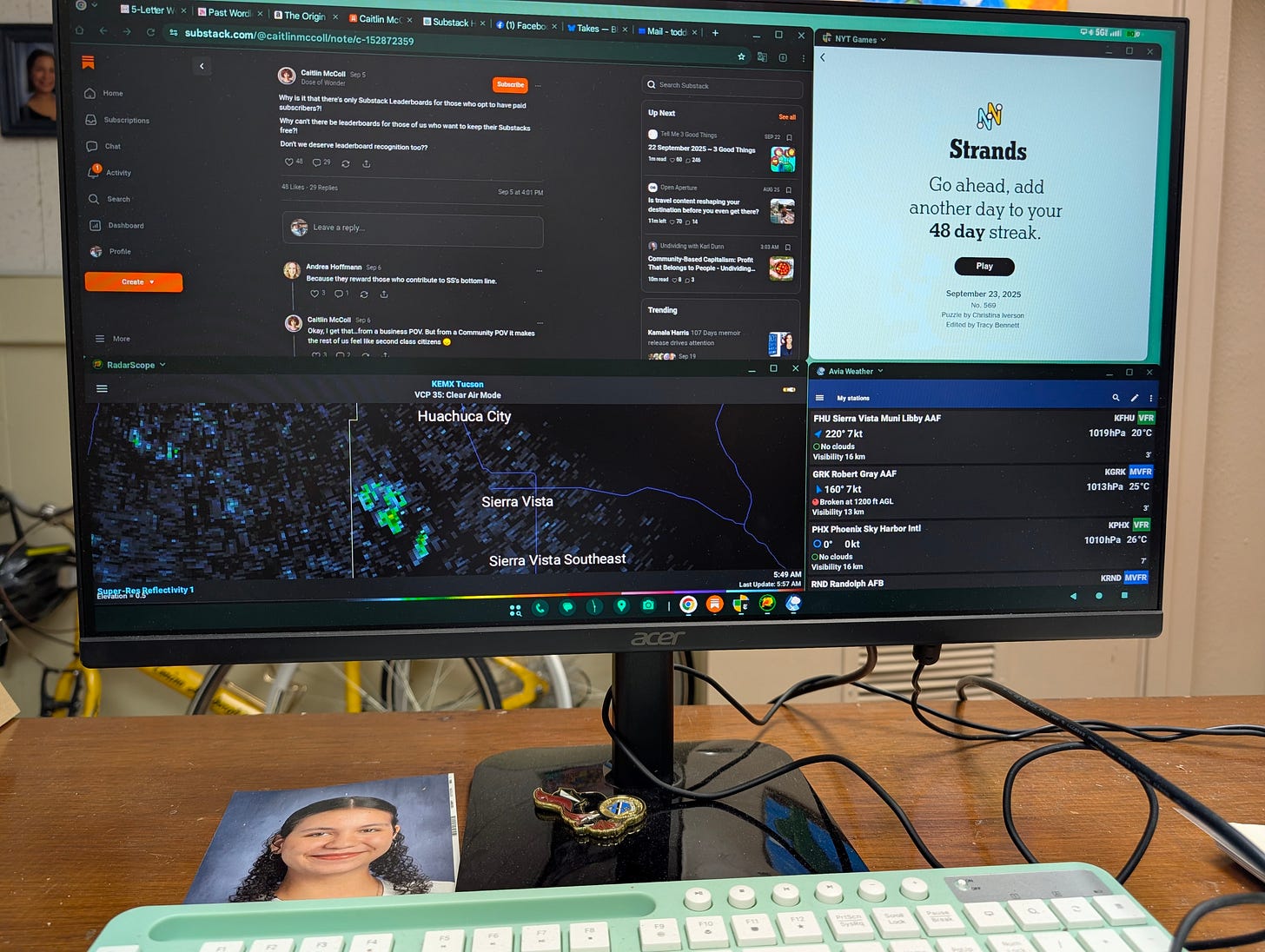 My distraction-free workspace: A Google Pixel 8 connected to an external monitor via a USB-C docking hub, running the new Android 16 desktop interface. My distraction-free workspace: A Google Pixel 8 connected to an external monitor via a USB-C docking hub, running the new Android 16 desktop interface.