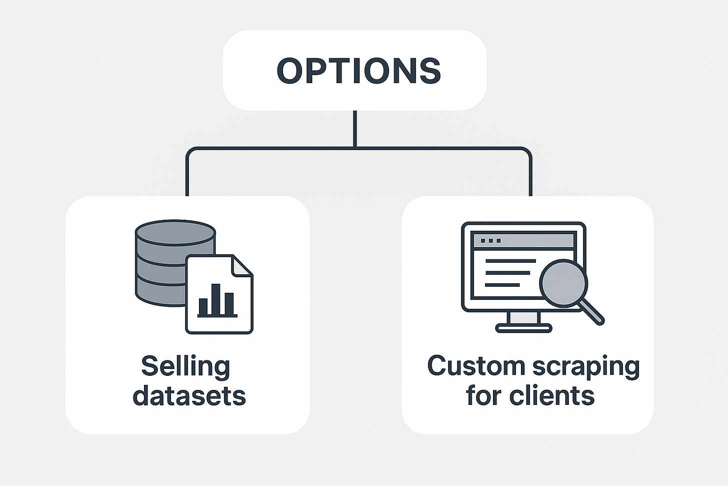 Two main income streams for Scrapelabs.io