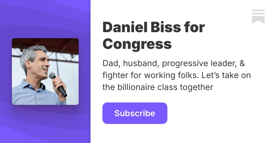 Daniel Biss for Congress | Substack