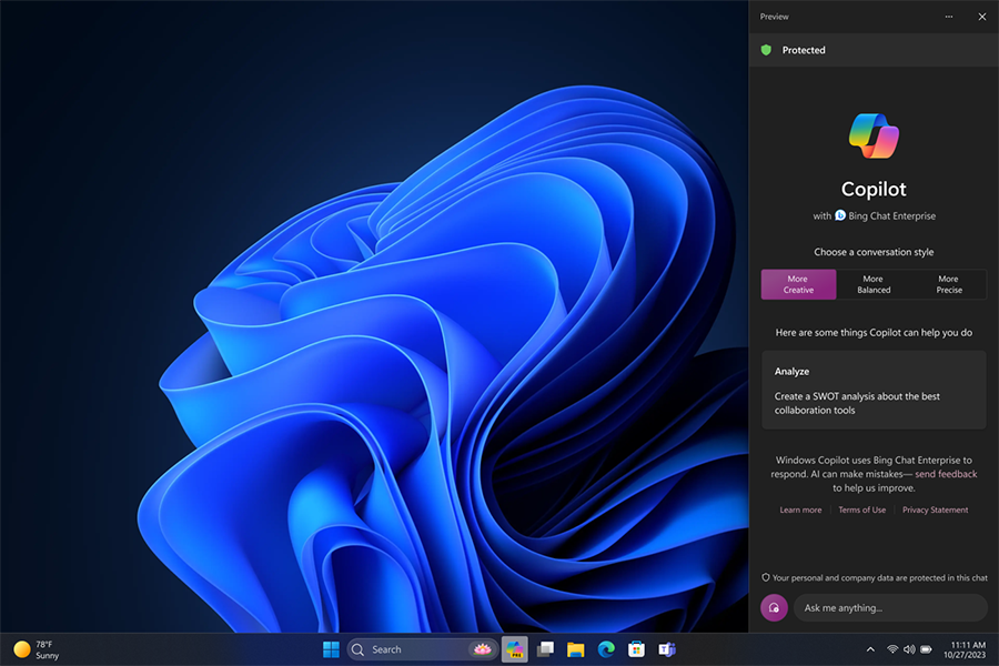 thumbnail image 1 of blog post titled
Copilot in Windows and new Cloud PC experiences coming to Windows 11
thumbnail image 1 of blog post titled
Copilot in Windows and new Cloud PC experiences coming to Windows 11