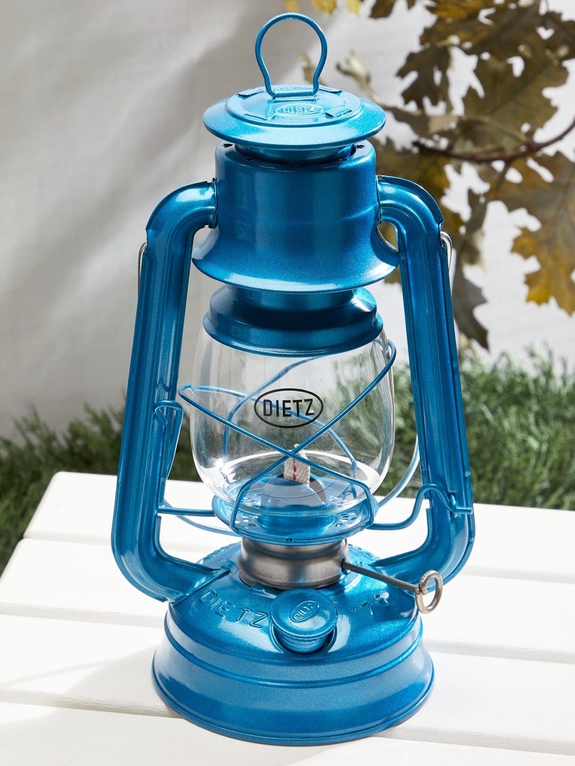 Dietz Original Blue No.76 Hurricane Oil Lamp