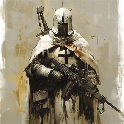 Modern crusader - Largest Oasis of Ai Art