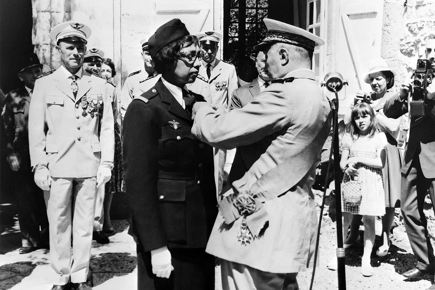 Josephine Baker being honored at the Allied Victory ceremony at Hohenzollern Castle, the historic home of the German royal family Josephine Baker being honored at the Allied Victory ceremony at Hohenzollern Castle, the historic home of the German royal family