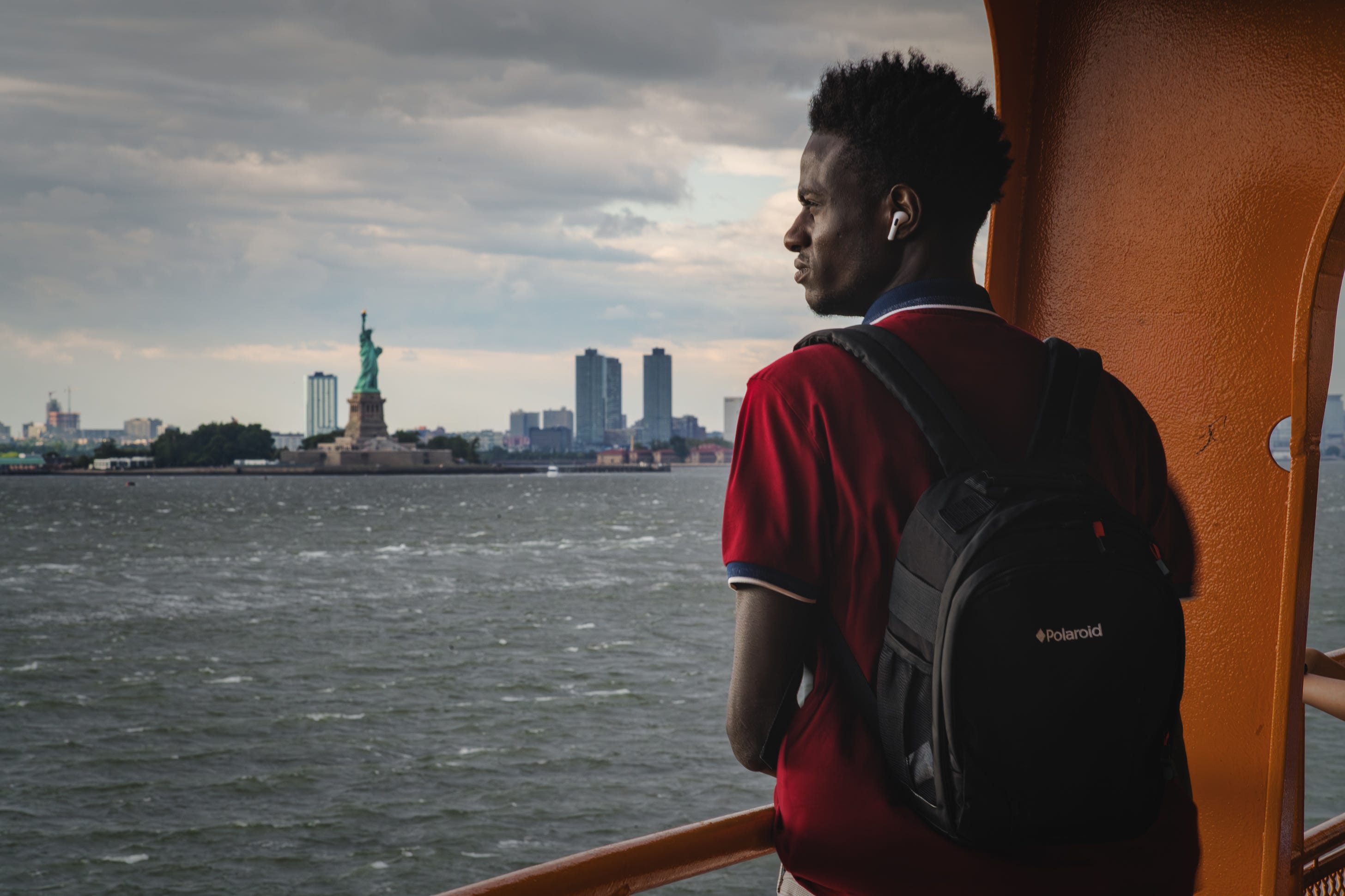 Statue of Liberty from the Staten Island Ferry. 1/125, ƒ/11, ISO 500, 90mm, Leica M11