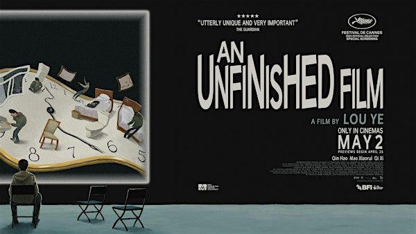A Special Screening of An Unfished Film by Lou Ye Presented by MINT CFF