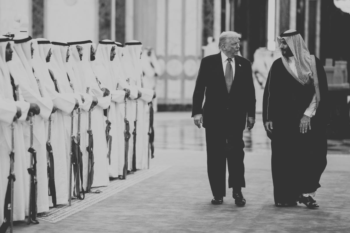 President Trump and President Mohammed bin Zayed Al Nahyan, May 2025