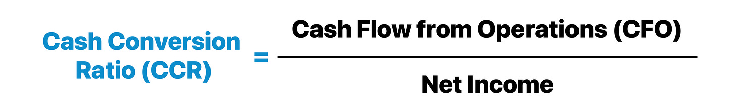 Cash Conversion Ratio (CCR) | Formula + Calculator