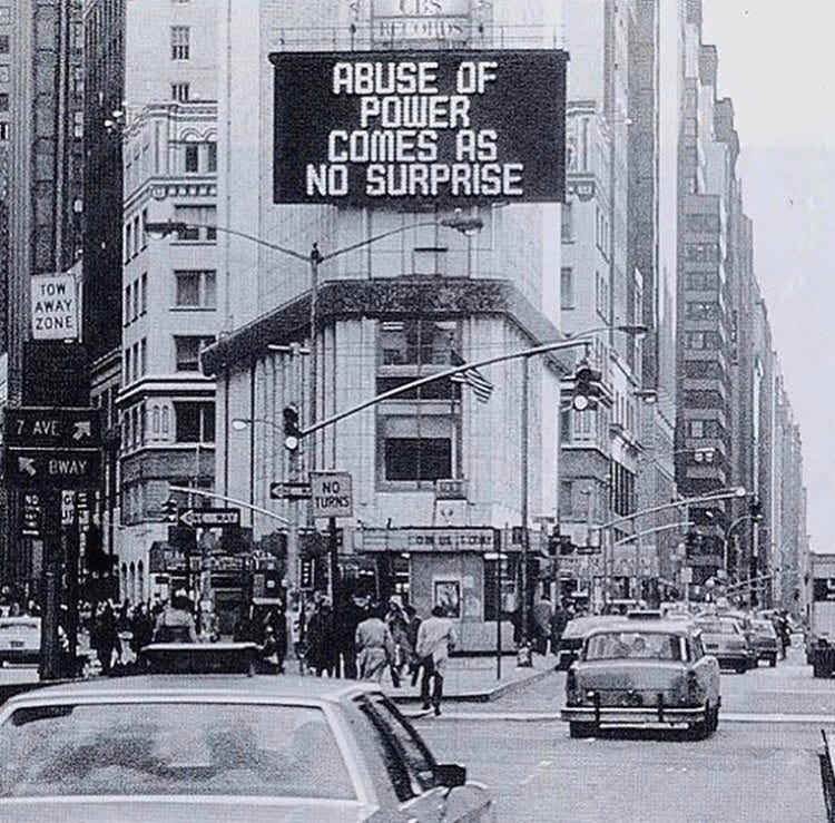 The Interval on X: "Times Square, 1982. Jenny Holzer.  https://t.co/pldbUFie6z" / X