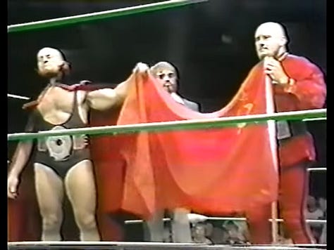 Tommy Rich, Fan Sign, Austin Idol, Harley Race, Mr. Wrestling II, Kevin Sullivan and Tony Atlas, Ivan Koloff and Alexis Smirnoff with Rock Hunter, Leroy Brown, Dusty Rhodes