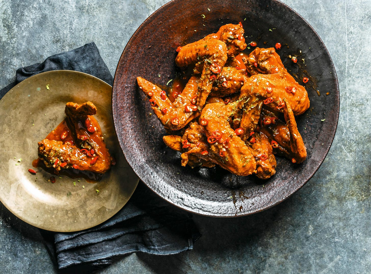 Kin khao wings from Cooking Thai.