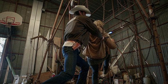 Cordell bringing down bad guys by groping them up with Jared Padalecki. Cordell bringing down bad guys by groping them up with Jared Padalecki.