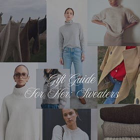 Gifts for Her (or yourself): Sweaters