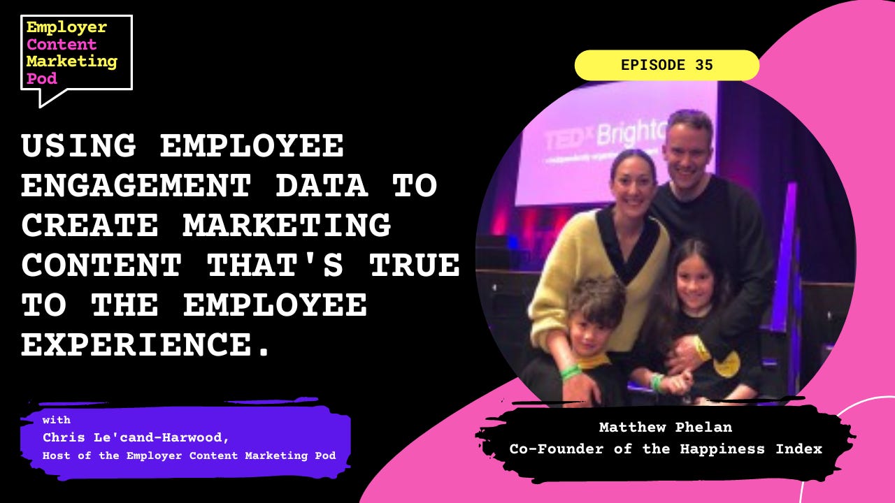 E35: Using employee engagement data to create content that's true to the employee experience E35: Using employee engagement data to create content that's true to the employee experience