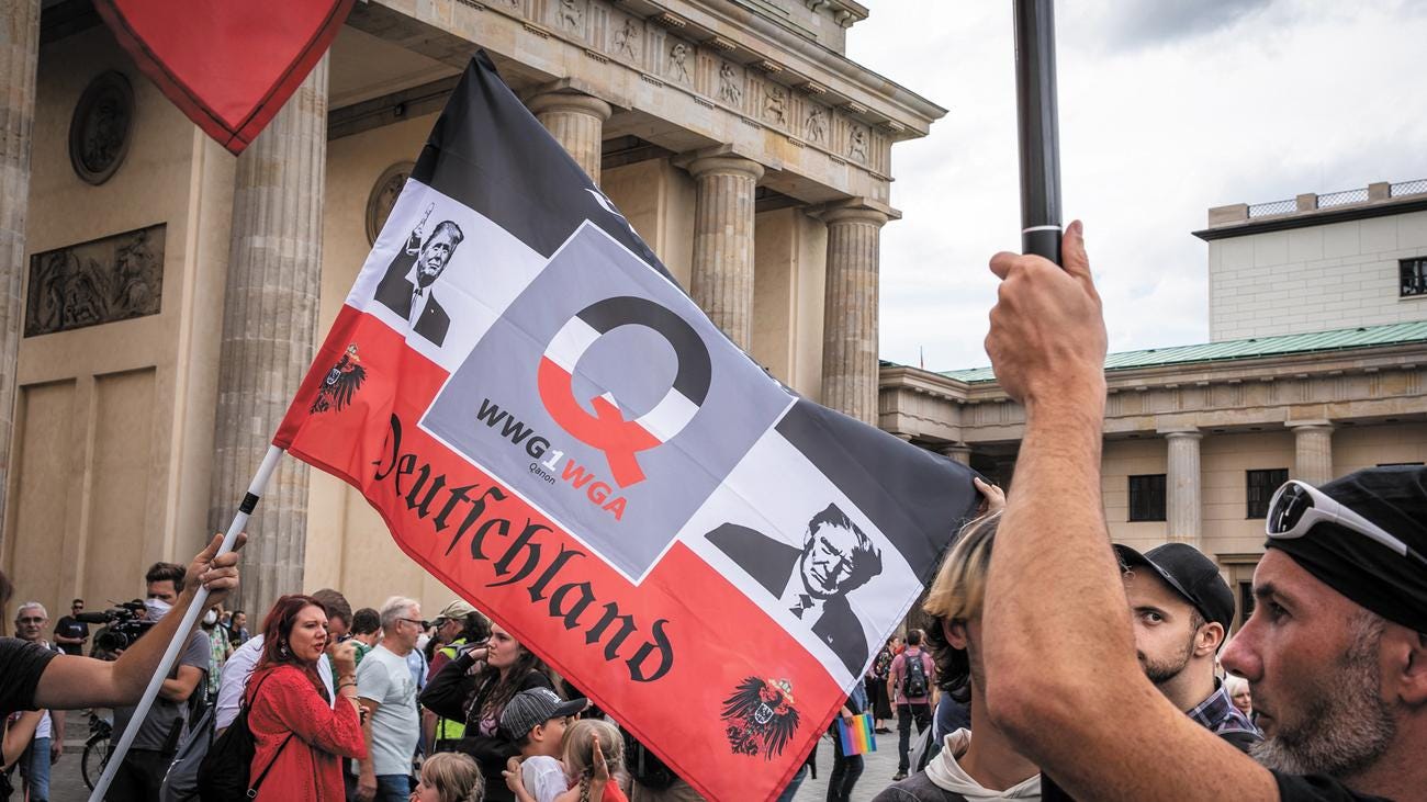 Matthias Pöhlmann: "QAnon wächst in Deutschland rasant" | ZEIT ONLINE