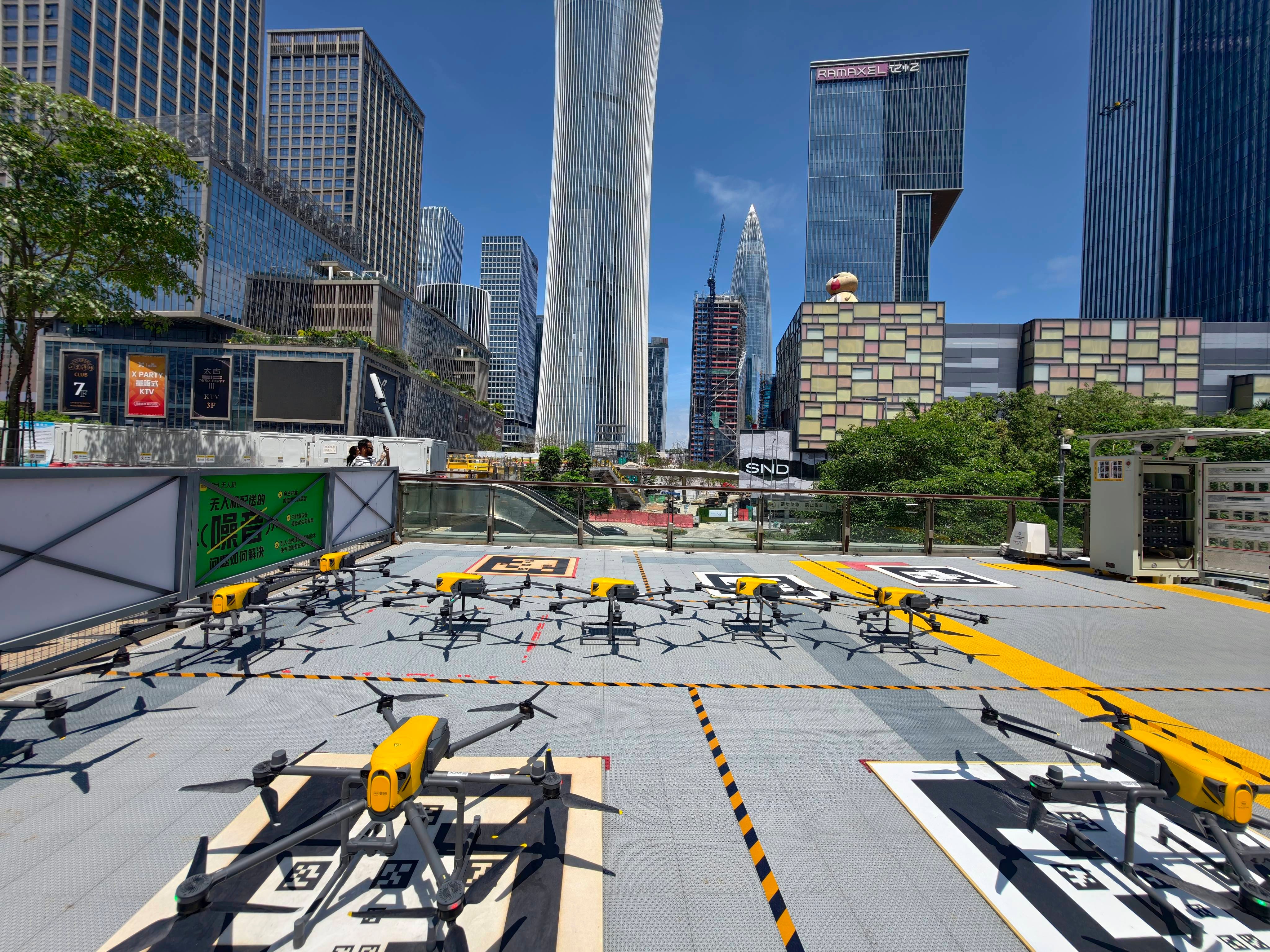 Flying Fast Food Through the Air in Shenzhen