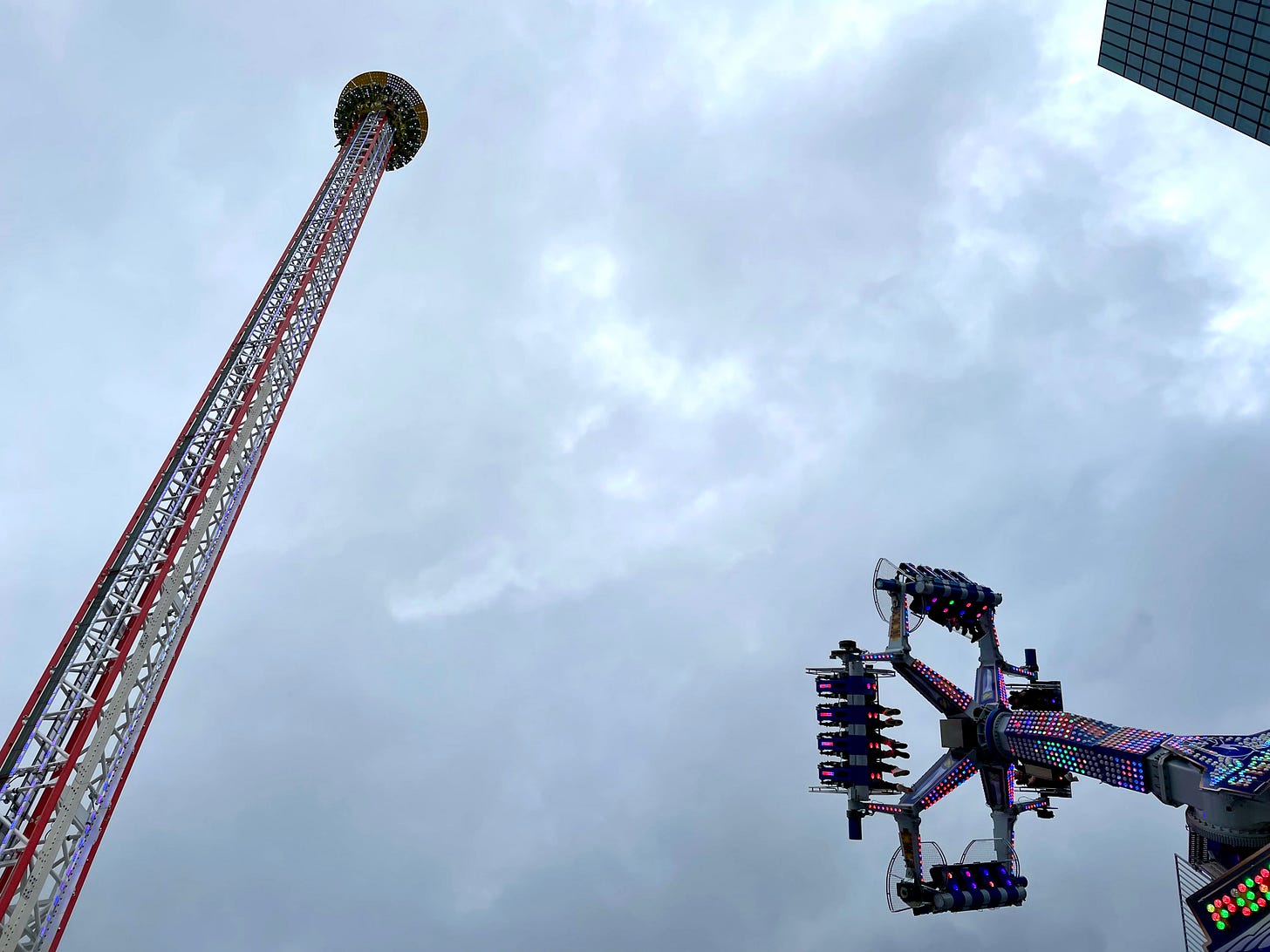 Carnival rides at Basel's Herbstmesse