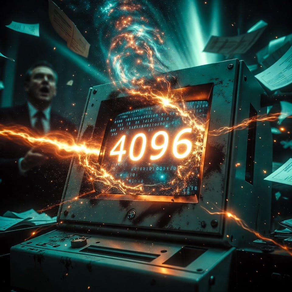 Cinematic vertical composition: Dramatic close-up of a 2003 Belgian DigiVote machine exploding with ethereal cosmic energy. Swirling solar flare particles and bright neutrino streams hit the screen, flipping bits and spawning glowing 4096 vote numbers in binary. Shocked official in background, flying ballot papers, intense god rays, moody teal and orange lighting, hyper-detailed, majestic and mysterious, perfect for newsletter header --ar 9:16 --q 2 Cinematic vertical composition: Dramatic close-up of a 2003 Belgian DigiVote machine exploding with ethereal cosmic energy. Swirling solar flare particles and bright neutrino streams hit the screen, flipping bits and spawning glowing 4096 vote numbers in binary. Shocked official in background, flying ballot papers, intense god rays, moody teal and orange lighting, hyper-detailed, majestic and mysterious, perfect for newsletter header --ar 9:16 --q 2
