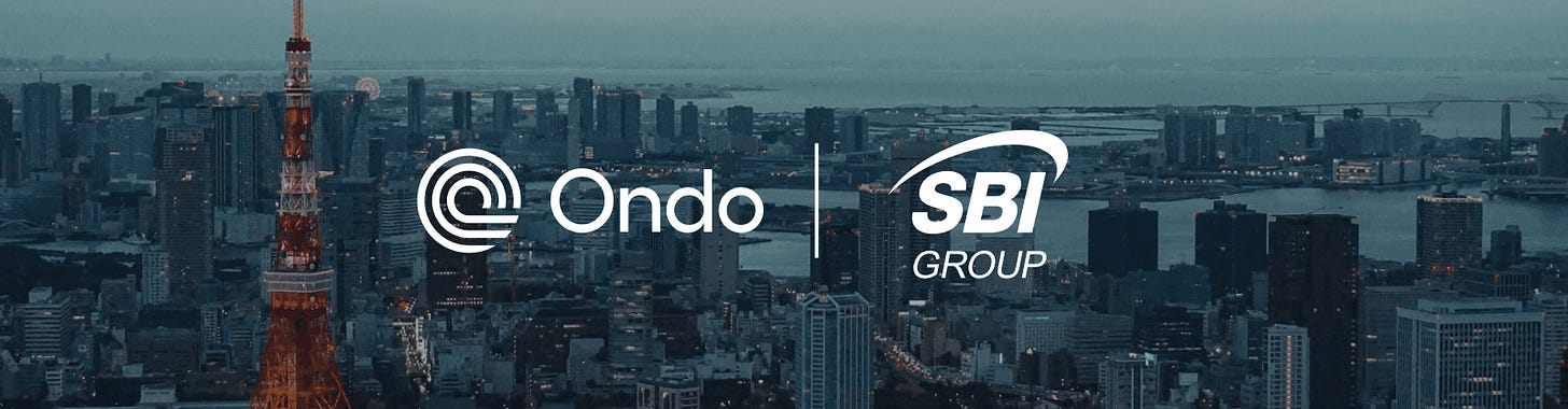 Ondo and SBI Group Partner Ondo and SBI Group Partner