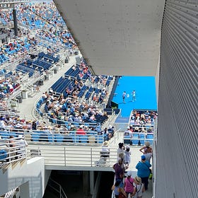 Blue Is the Tennis Color