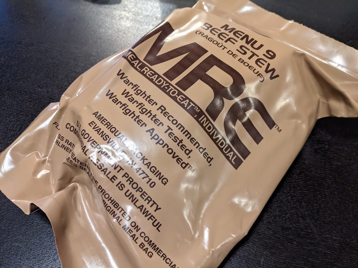 米軍MREレーション】2015年製No.9「Beef Stew」実食レビュー。MRE最古のメニューです - MRE.JP