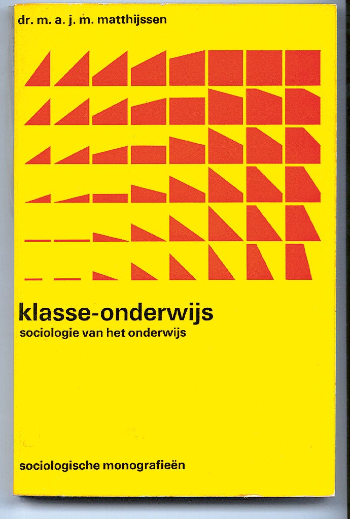 Book cover of Klasse-onderwijs, 1971, published by Van Loghum Slaterus