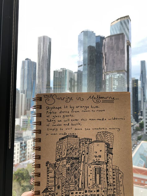 Travel journaling.