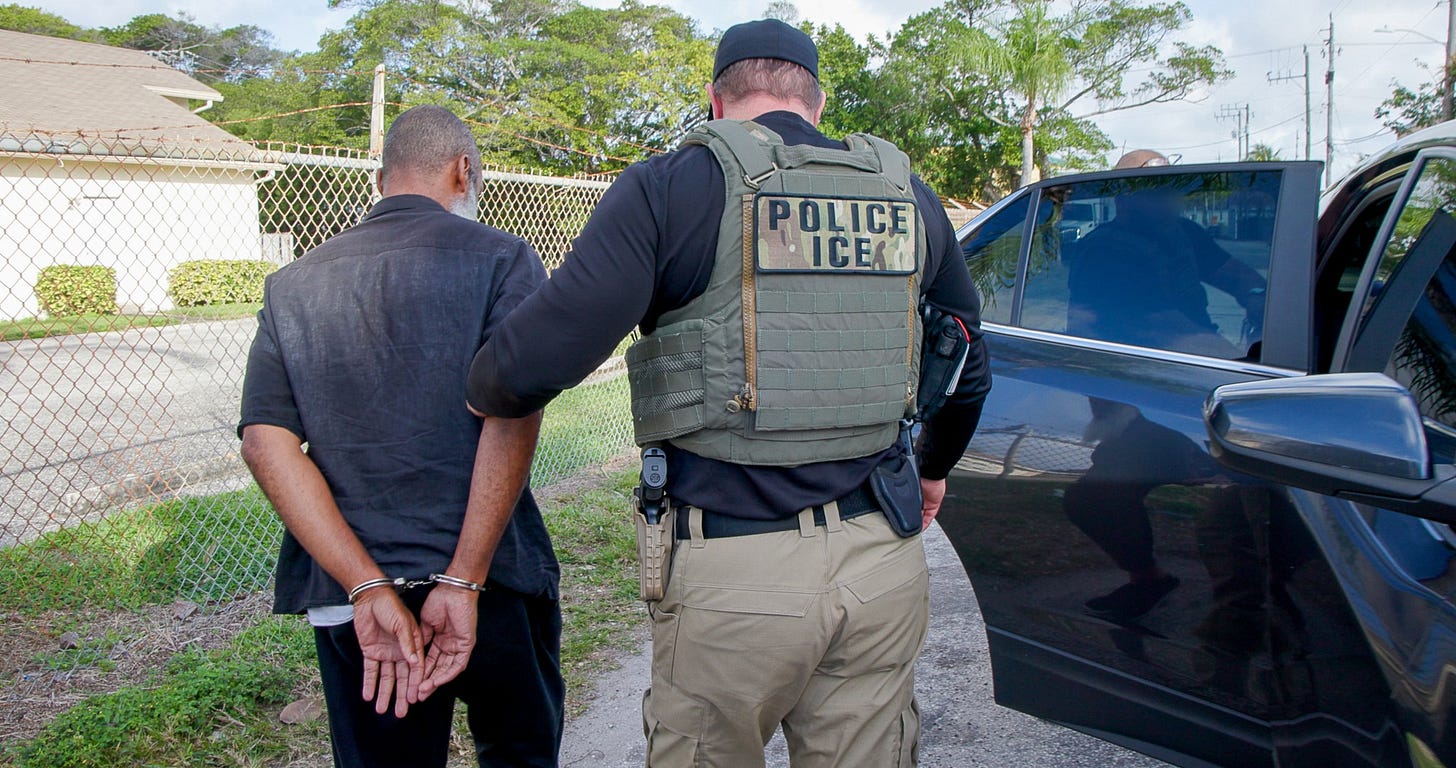 An ICE operation in West Palm Beach, Florida (Credit: ICE/Flickr) An ICE operation in West Palm Beach, Florida (Credit: ICE/Flickr)