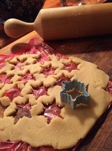 cookie baking wintery blessings