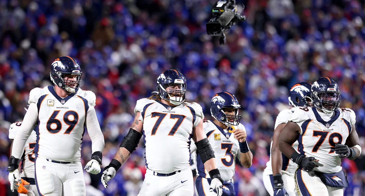 That Broncos Winning Streak? A Healthy O-Line Makes a World of Difference -  The Messenger