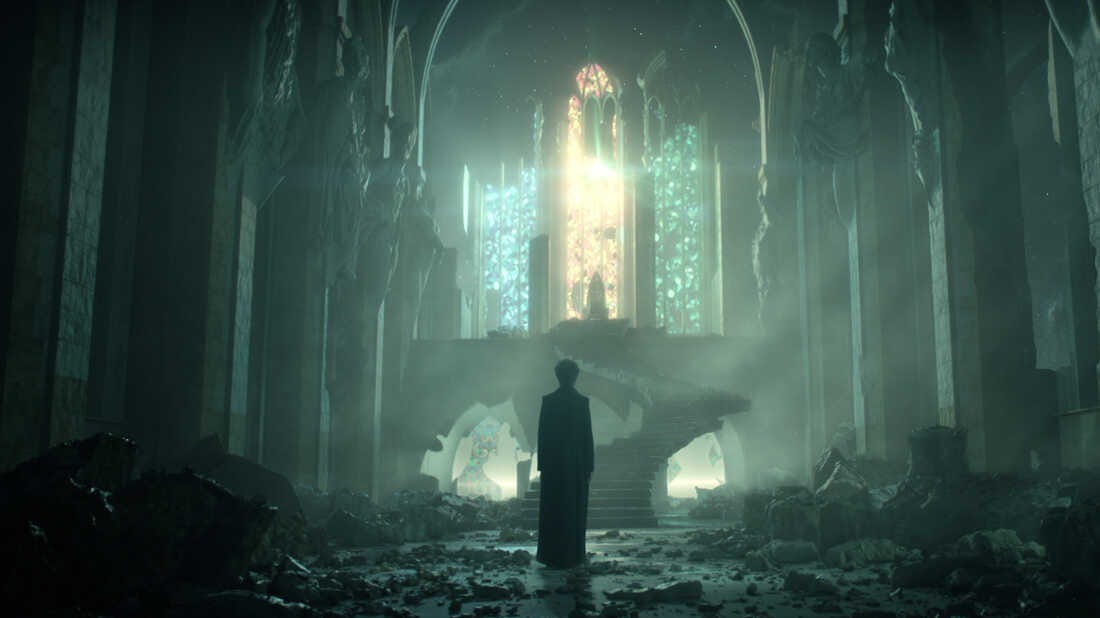 The Sandman stands bereft in his ruined kingdom