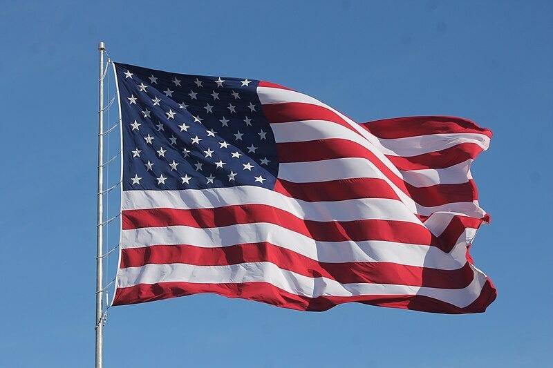 File:American Flag Waving on a Flag Pole.jpg File:American Flag Waving on a Flag Pole.jpg