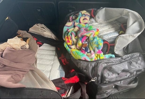 More than 163 pounds of cartel cocaine valued at $5,150,612 seized by Kingsville Station Border Patrol Agents in charge of the Sarita Checkpoint More than 163 pounds of cartel cocaine valued at $5,150,612 seized by Kingsville Station Border Patrol Agents in charge of the Sarita Checkpoint